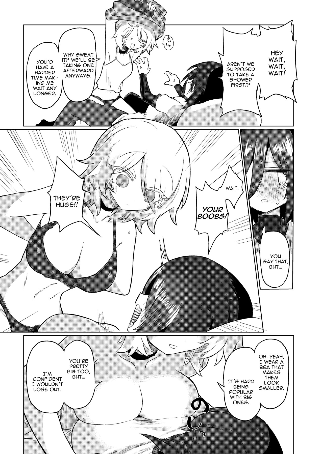 Hentai Manga Comic-Titititititty Breasty Lesbian Joint Publication-Read-87